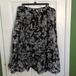 Black and White Lauren Skirt